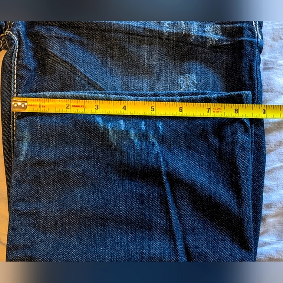 Guess Stretch, Distressed, Boot Cut Jeans - Picture 14 of 15